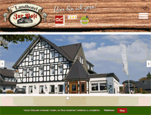 Tablet Screenshot of landhotel-zur-post.de